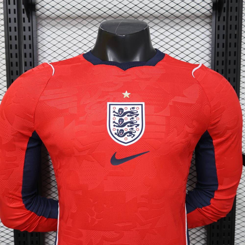 2026 England Away long-Sleeved Football Jerseys (Player Edition)