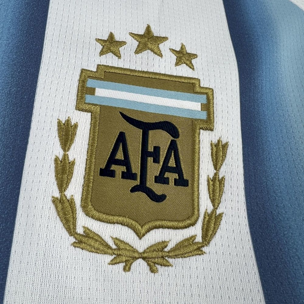 2026 Argentina Home Long Sleeve Football Jersey (Fans)