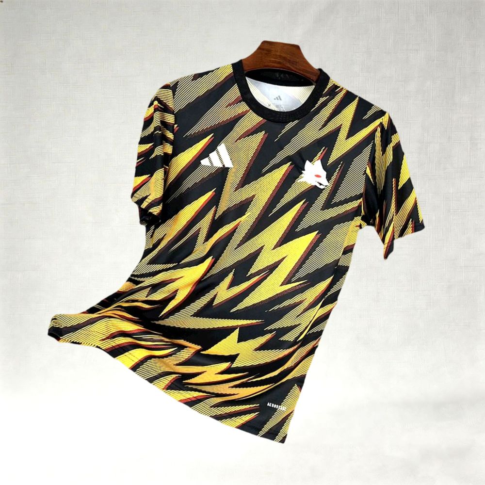 2025/2026 AS Roma Pre-match Training Football Jerseys (Fan Edition)