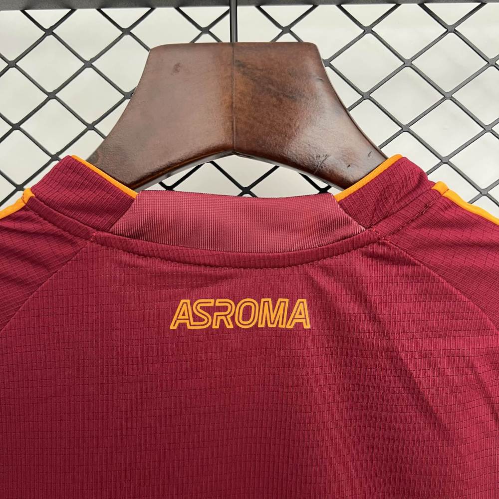 2025/2026 AS Roma Home Football Jerseys (Kids Kit)