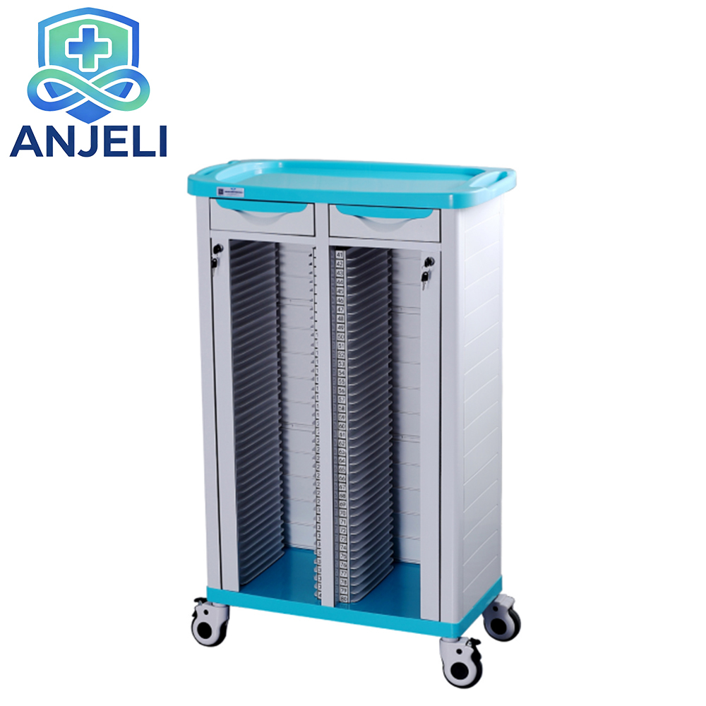  Medical Record Folder Trolley. 
Medical Record Clip Cart