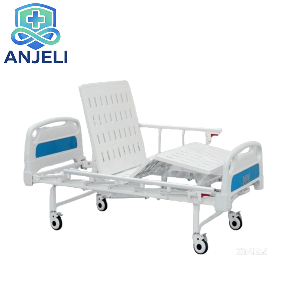 AJLHB-S231  Medical Hospital Bed. Mannaul Bed (2 Cranks),AJLHB-S231  Medical Hospital Bed  MANNUAL BED (2 CRANKS)