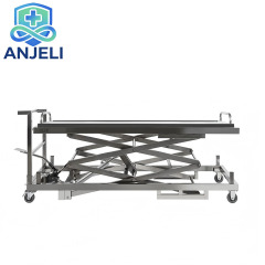 Manual Hydraulic Double-Scissor Mortuary Lift