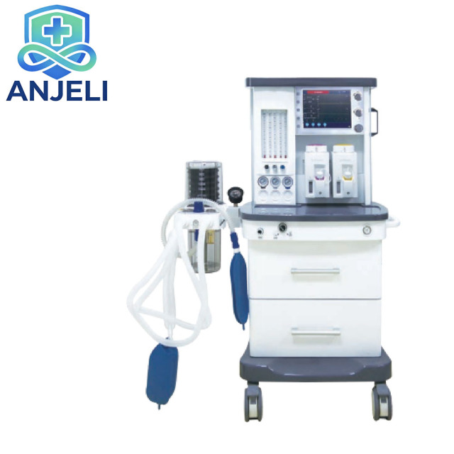 Trolley-mounted anesthesia workstation. Anesthesia System. Anesthesia Machine