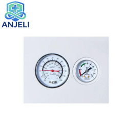 Veterinary Anesthesia System. Trolley-mounted veterinary anesthesia workstation