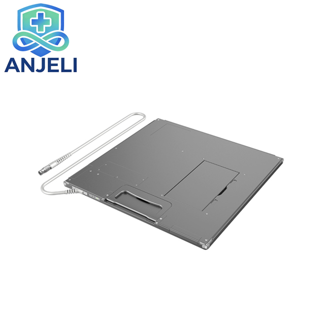 17×17-inch tethered Flat Panel Detector (FPD) 