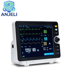 Multiparameter Patient Monitor 12.1 inch TFT LCD ECG SpO2 NIBP RESP TEMP ICU CCU Alarm for Adult Pediatric Neonatal,Multiparameter Patient Monitor 12.1 inch TFT LCD ECG SpO2 NIBP RESP TEMP ICU CCU Alarm for Adult Pediatric Neonatal