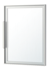 A3836 aluminum glass door for cabinet