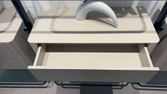 Column with shelves and drawers