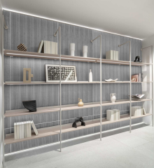 Curved column 18mm board shelf