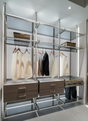 Square column closet