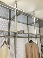 Square column closet