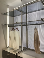 Square column closet