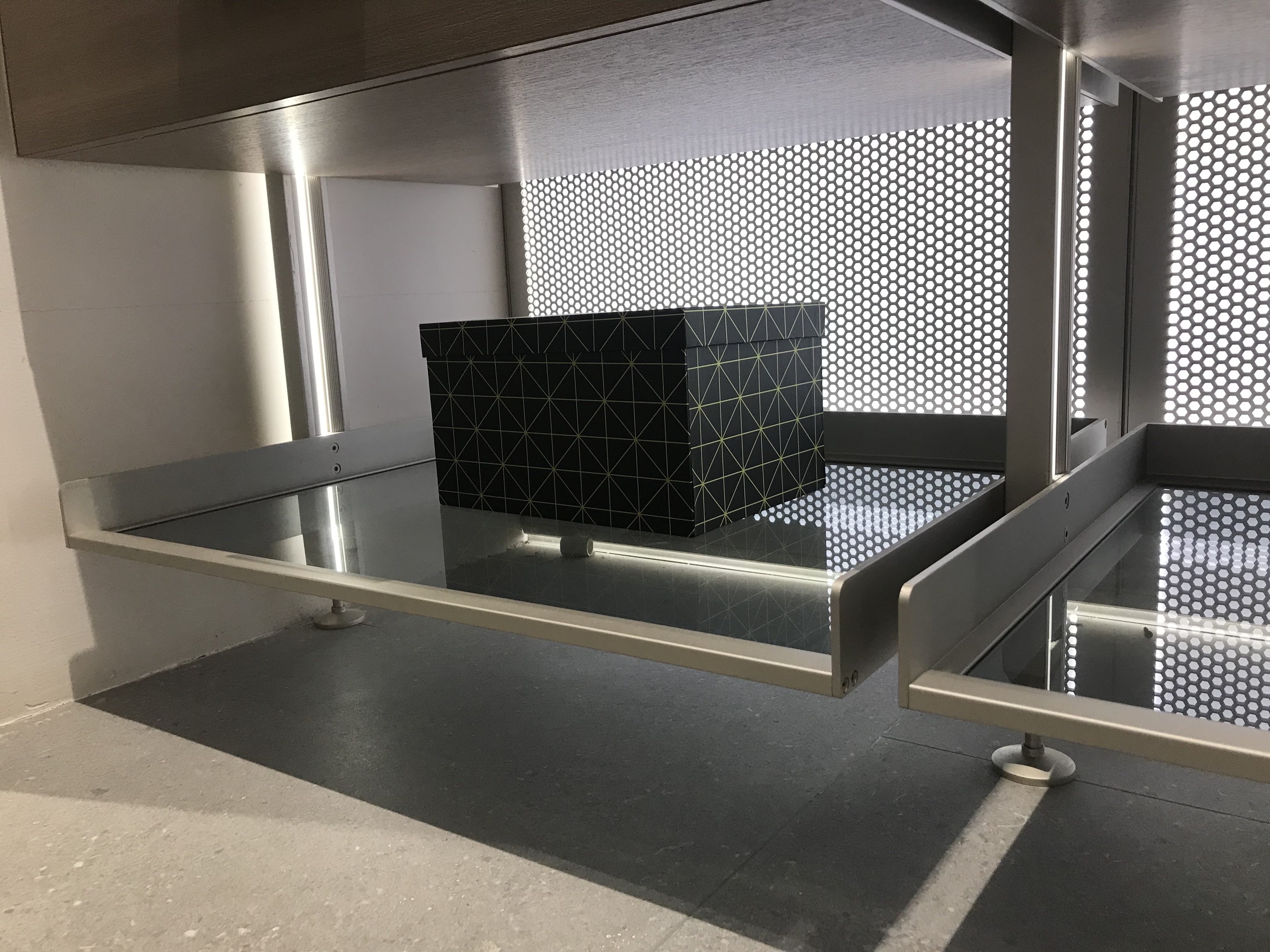 Square column closet
