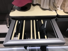 Walk in closet (columns with LED lights)
