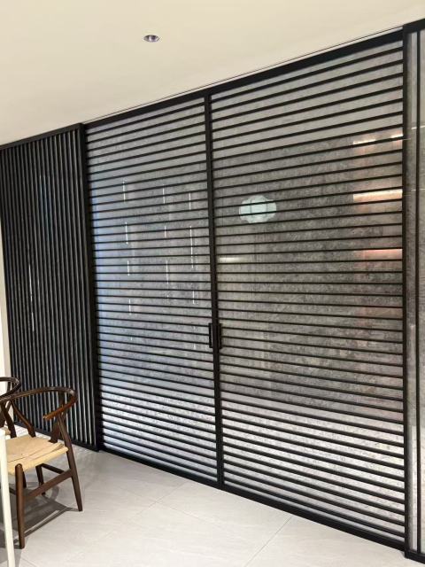 PVC-coated grille door