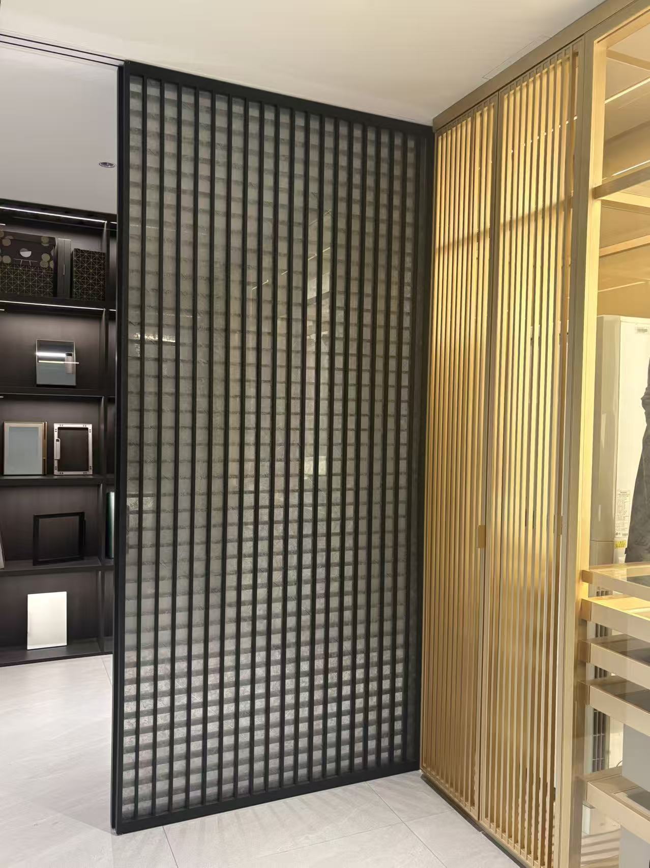 PVC-coated grille door