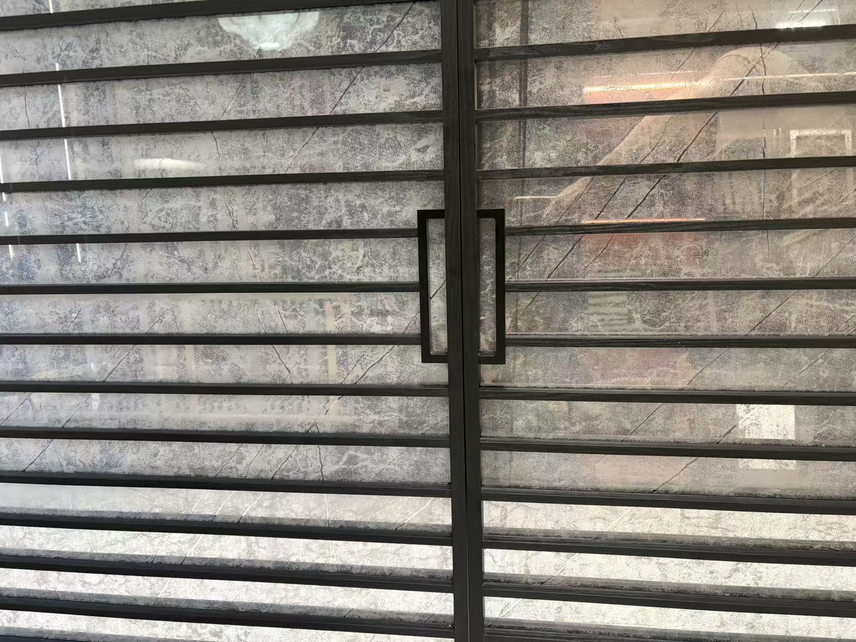 PVC-coated grille door