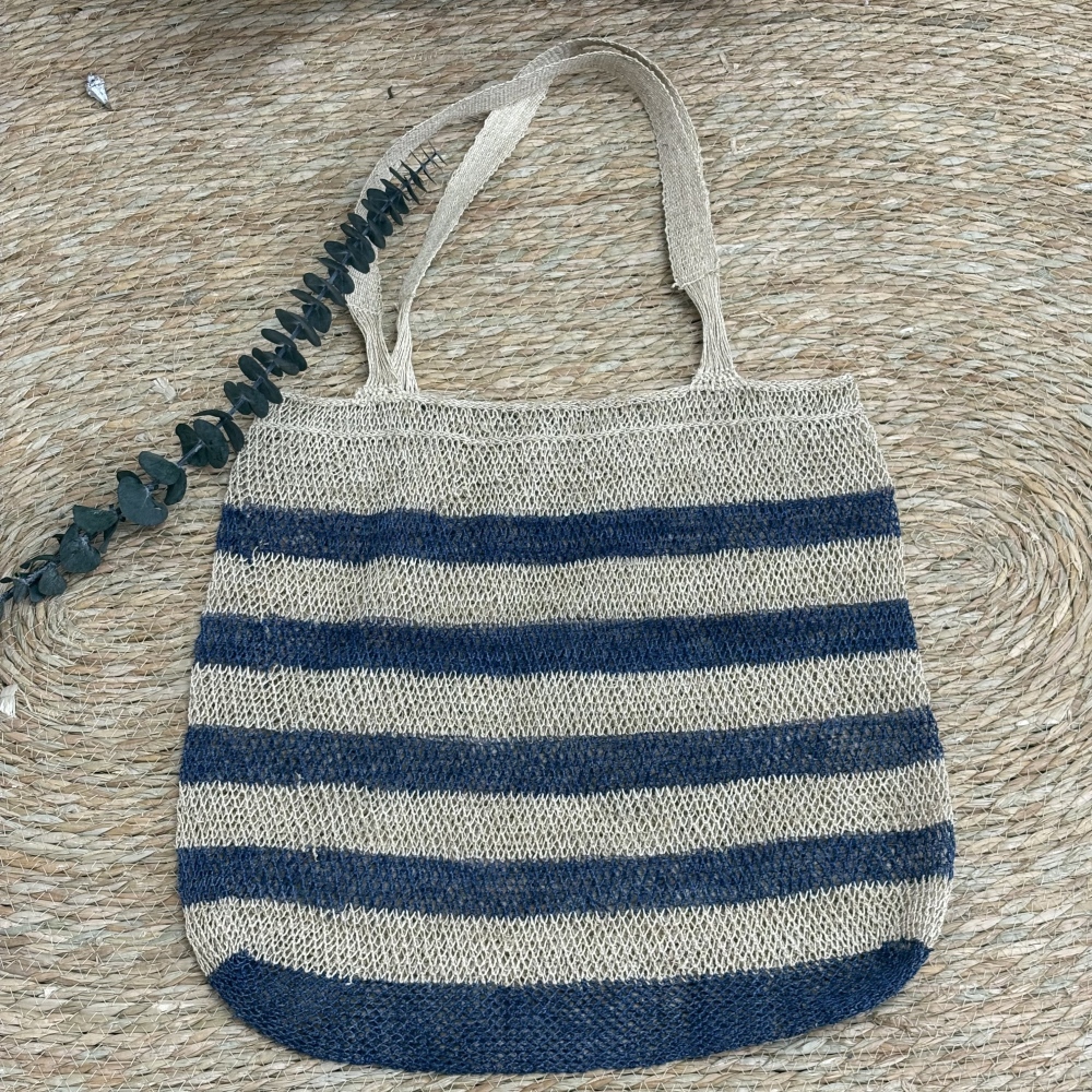 Laotian Plant-Dyed Kudzu Vine Shoulder Bag