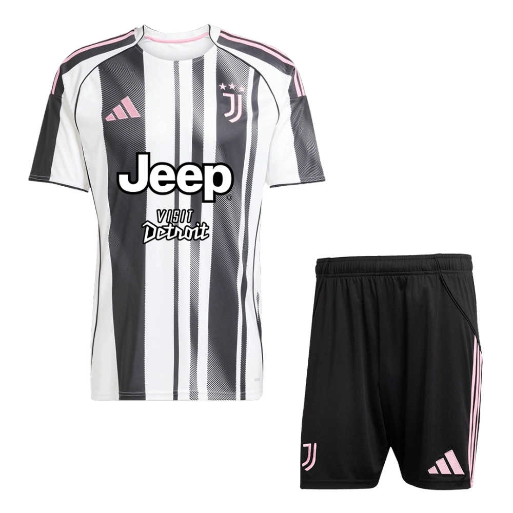 Juventus Home Soccer Uniform Kits 2025-26
