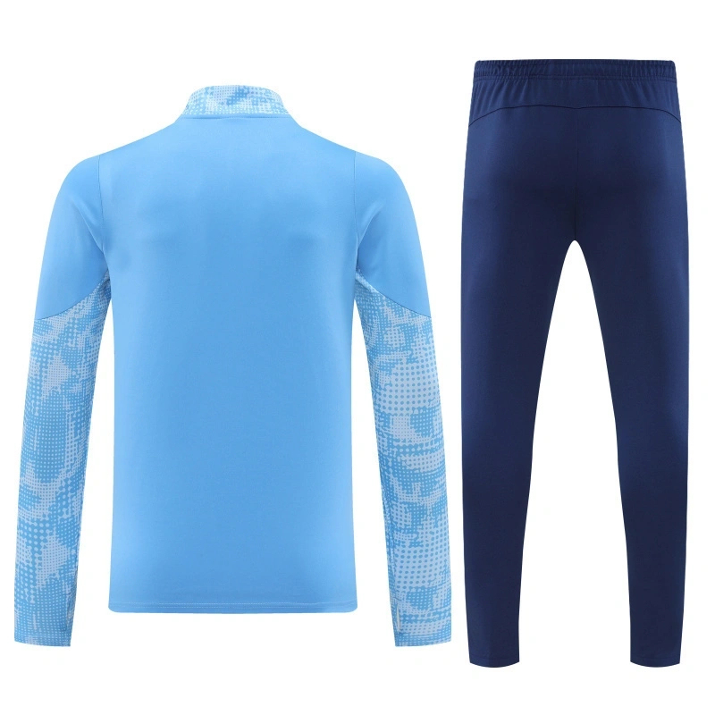 2025-26 Manchester City Training Kit (Sweatshirt+Pants) Blue