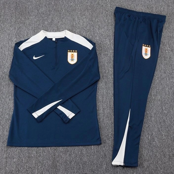 2026 Uruguay Training Kit (Sweatshirt+Pants) Blue