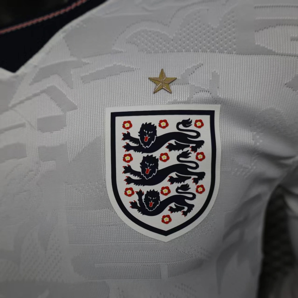 2026 England World Cup Home Long Sleeve Soccer jersey Player version