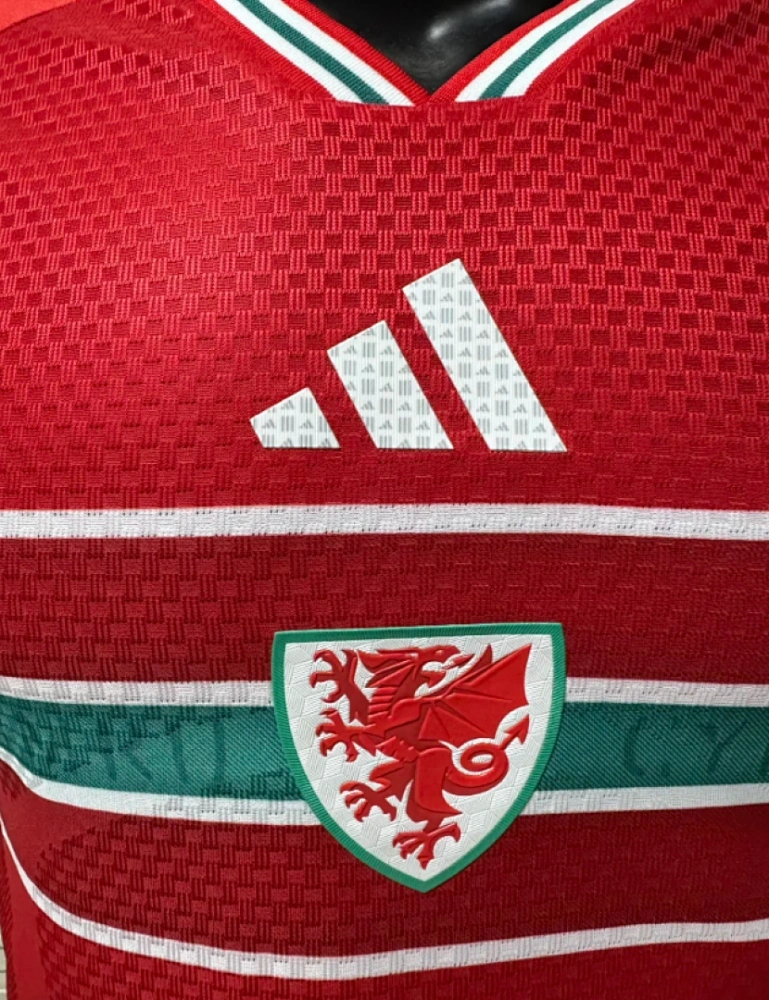 Wales World Cup 2026 Home Short Sleeve Kit & Jersey Player Version