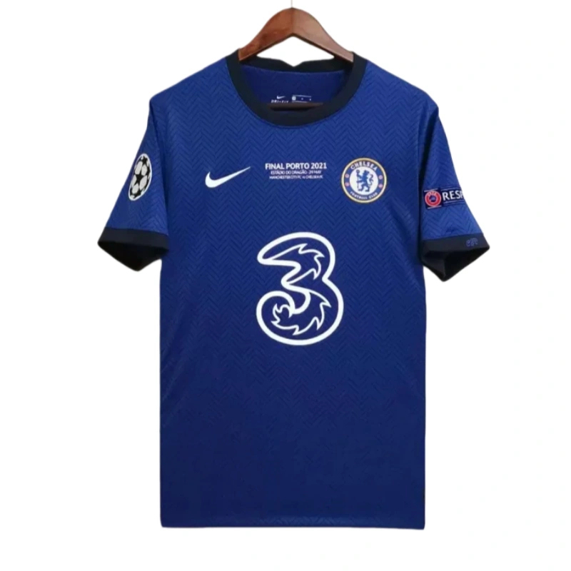 2020-21 Chelsea Retro Home Shirt UCL Final Football jersey Fan version