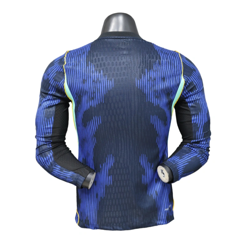 Brazil World Cup 2026 Away Long Sleeve Kit & Jersey Player Version