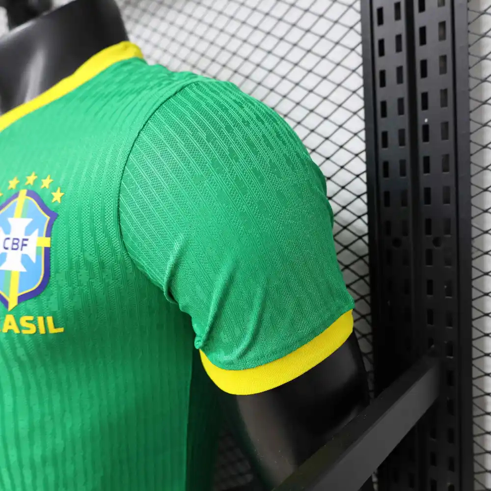 Brazil Authentic Soccer Jersey Green Special Edition Shirt World Cup 2026