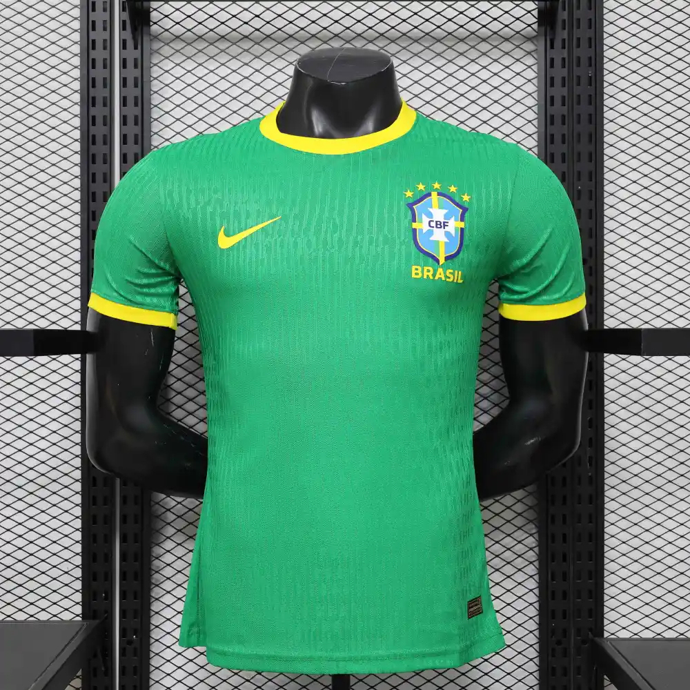 Brazil Authentic Soccer Jersey Green Special Edition Shirt World Cup 2026