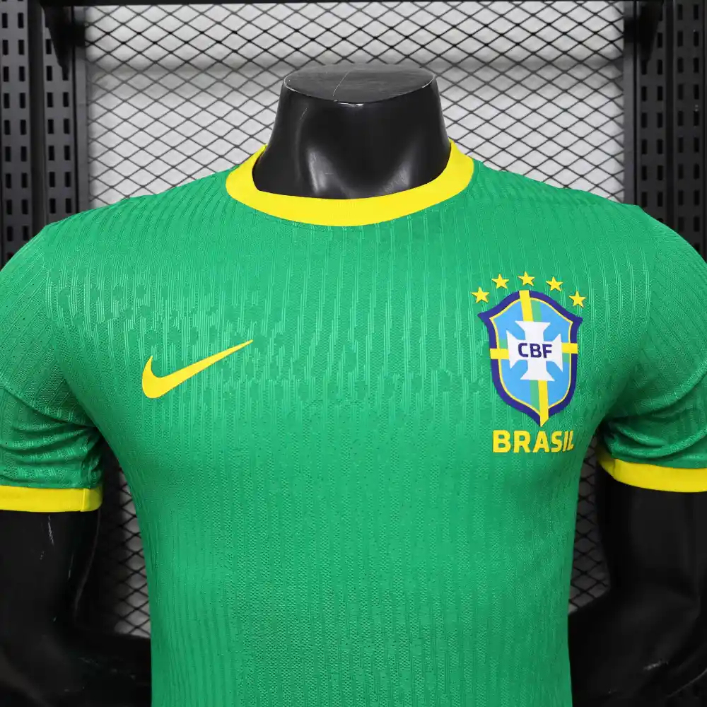 Brazil Authentic Soccer Jersey Green Special Edition Shirt World Cup 2026