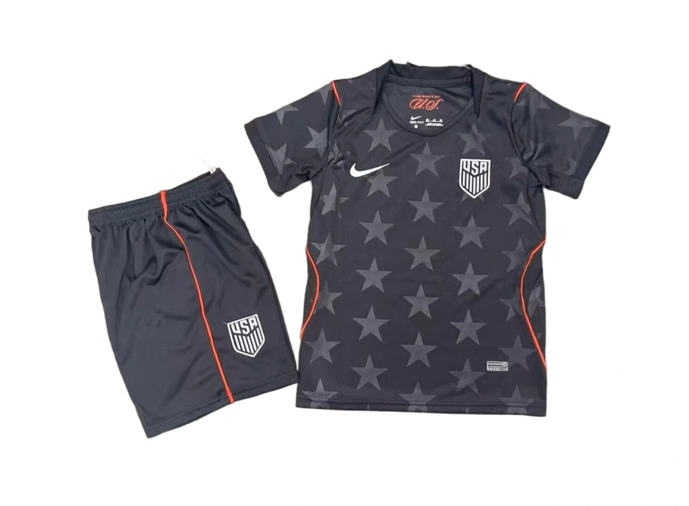 USA Soccer Jersey Away Kids Kit Jersey+Shorts World Cup 2026