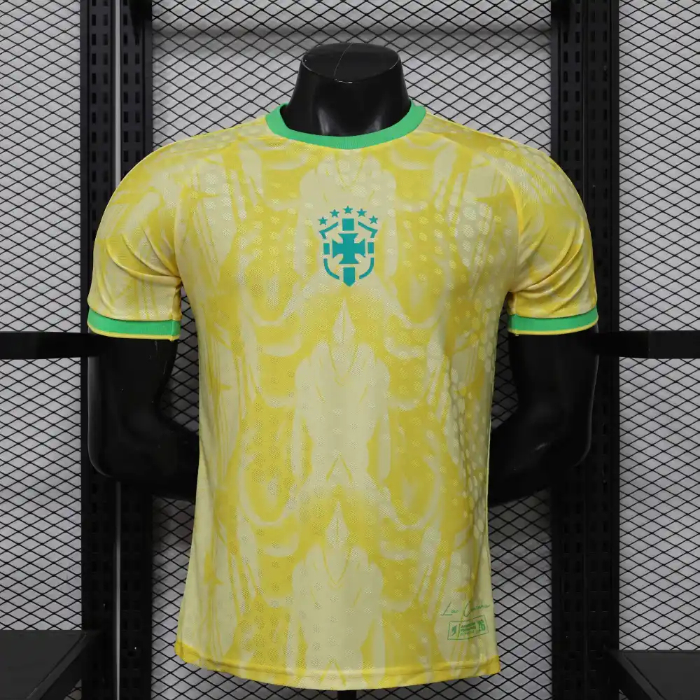 Brazil Authentic Soccer Jersey Yellow Special Edition Shirt World Cup 2026