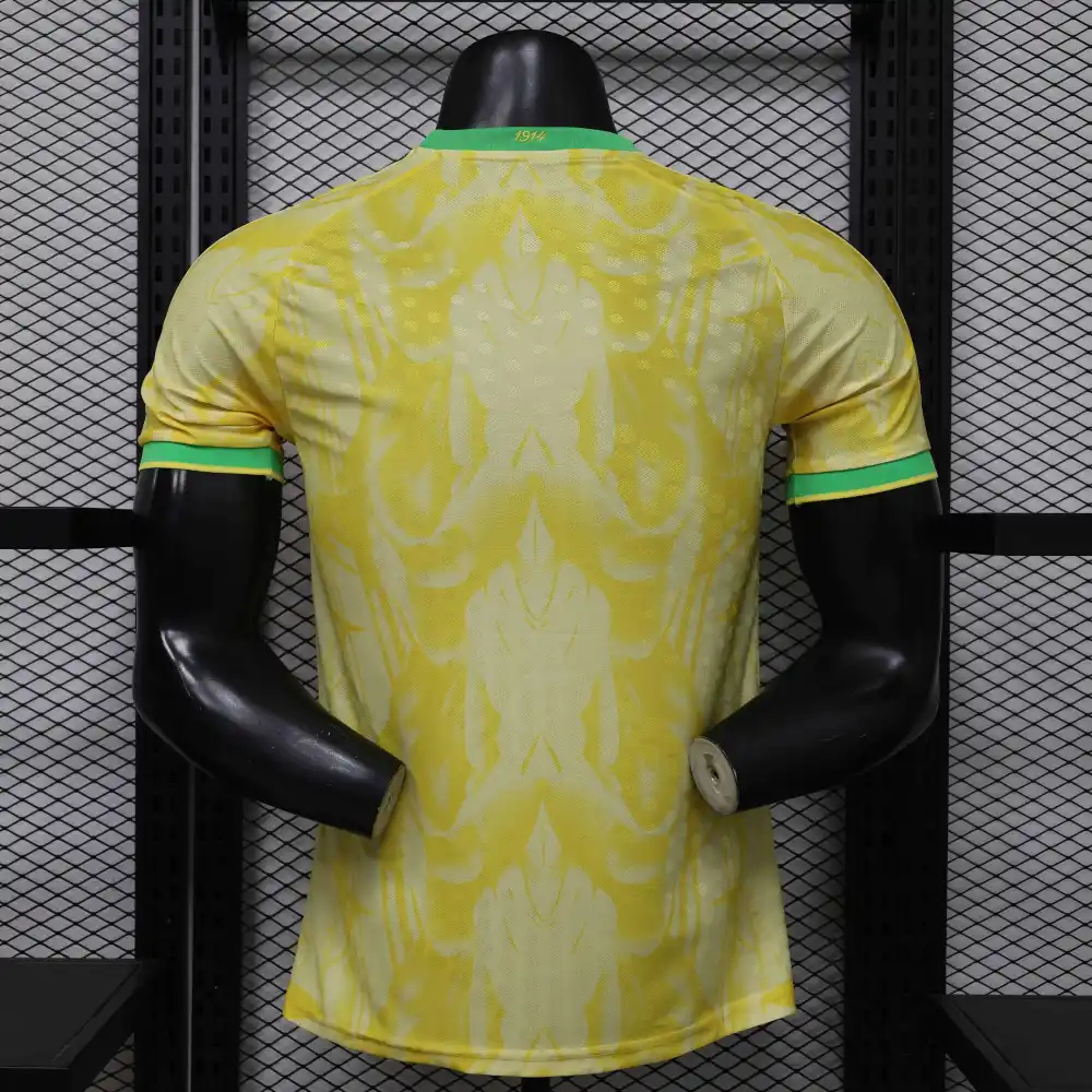 Brazil Authentic Soccer Jersey Yellow Special Edition Shirt World Cup 2026