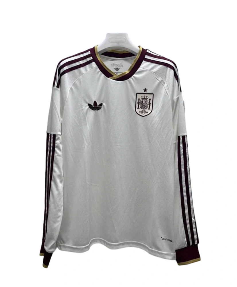 Spain Soccer Jersey Away Long Sleeve Custom Shirt World Cup 2026