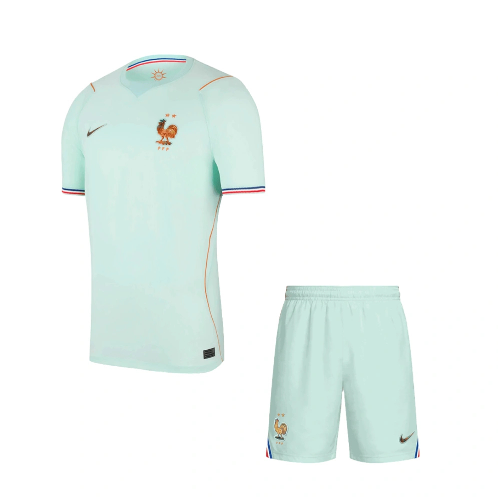 France Football Jersey Away Kit Jersey+Shorts World Cup 2026