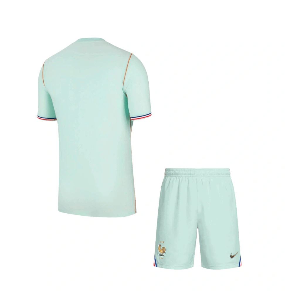 France Football Jersey Away Kit Jersey+Shorts World Cup 2026