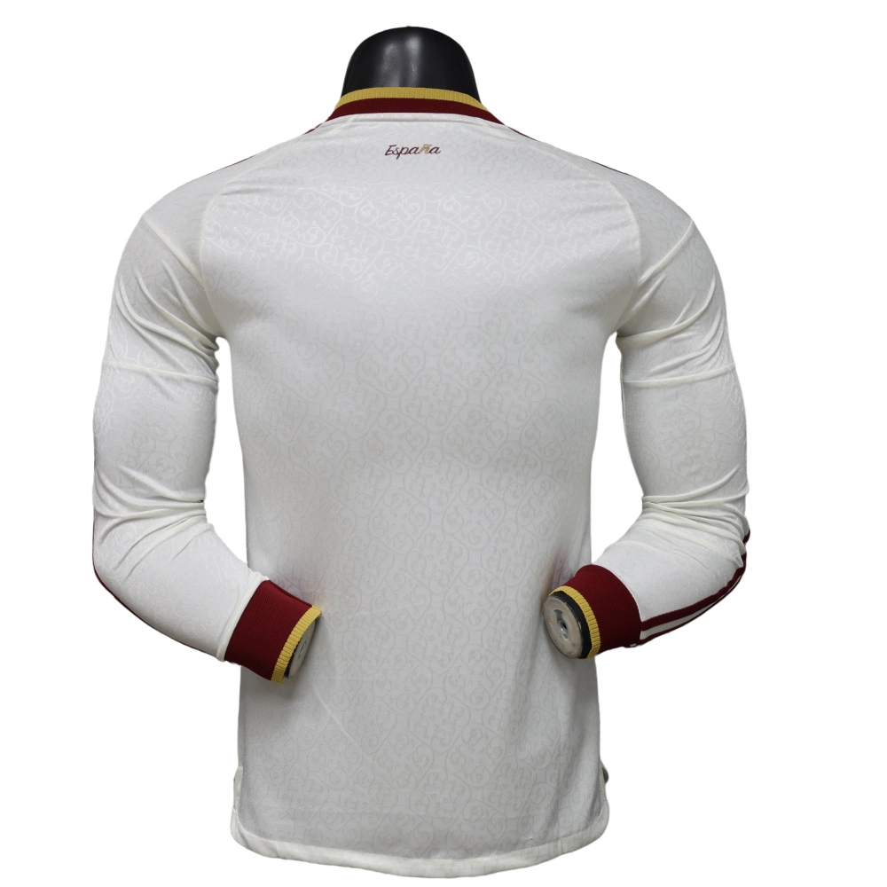 Spain 2026 World Cup Away Long-Sleeve Jersey (Player Version)