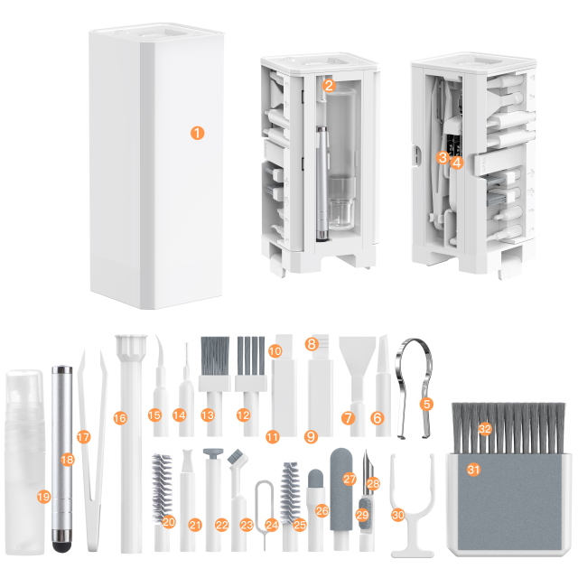32 IN 1 Multifunction Cleaning Kit,YINGQI SHOP,32 IN 1 Multifunction Cleaning Kit