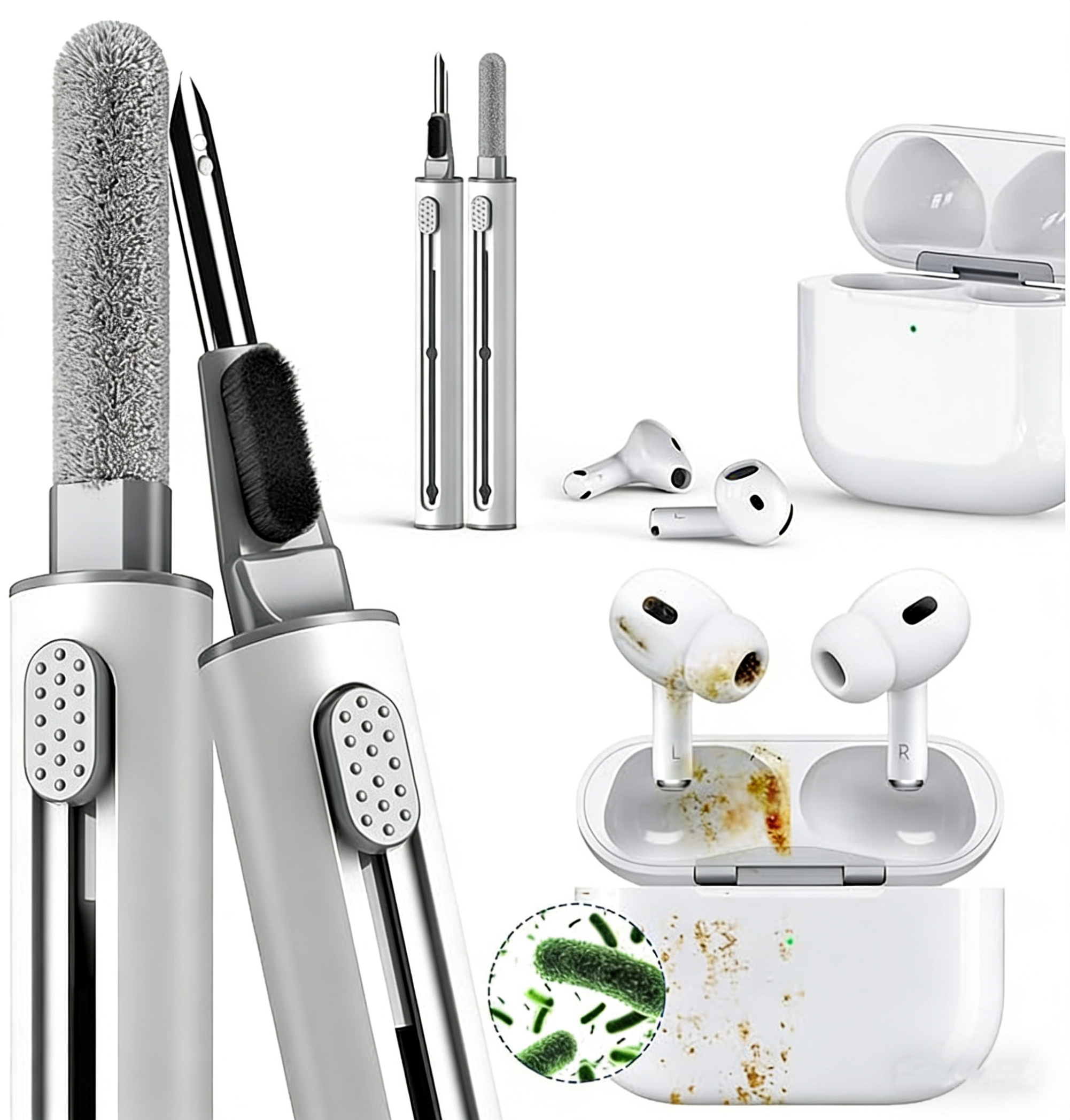 3 IN 1 earbuds cleaning kit,YINGQI SHOP,3 IN 1 earbuds cleaning kit