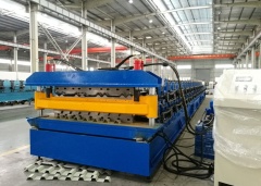 Dual Level Roll Forming Machine (floor deck+trapezoidal profile)