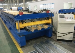 Dual Level Roll Forming Machine (floor deck+trapezoidal profile)