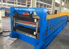 Double Layer Roof Forming Machine (corrugated+trapezoidal profile)