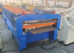 Dual Level Roll Forming Machine (step tile+trapezoidal profile)