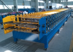 Dual Level Roll Forming Machine (floor deck+trapezoidal profile)