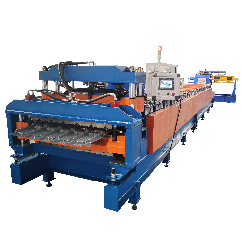 Dual Level Roll Forming Machine (step tile+trapezoidal profile)
