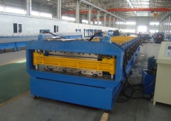Dual Level Roll Forming Machine (floor deck+trapezoidal profile)