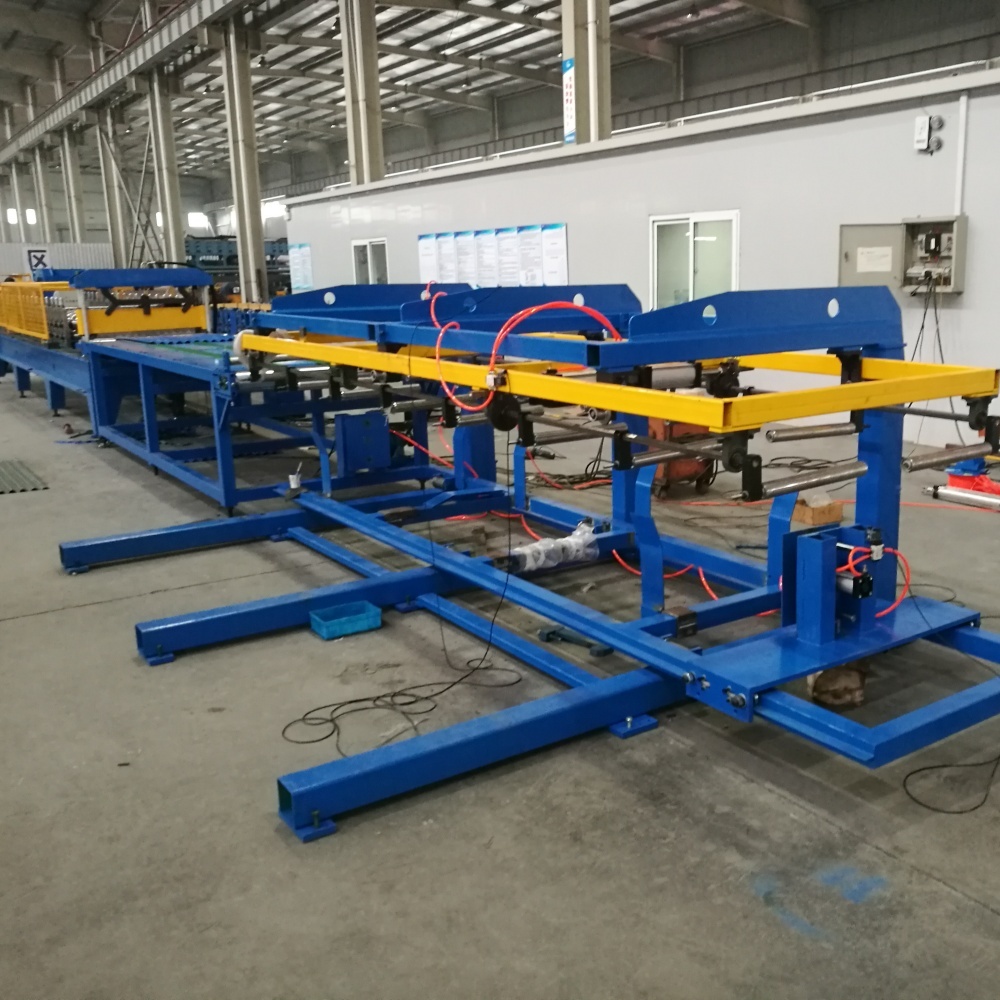 Auto staker for Roofing Sheets